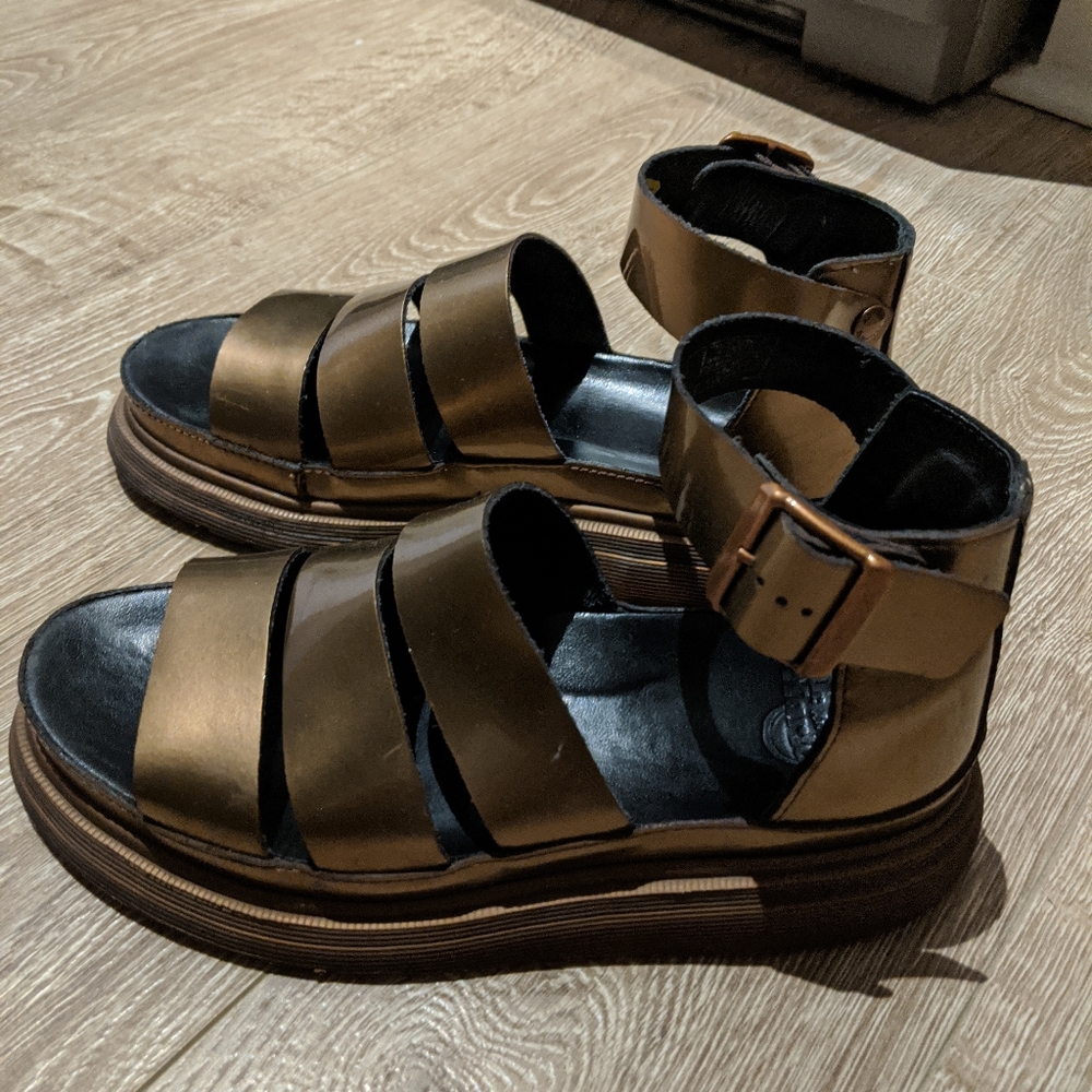Dr Martens Gold Clarissa Sandals
